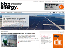 Tablet Screenshot of bizz-energy.com